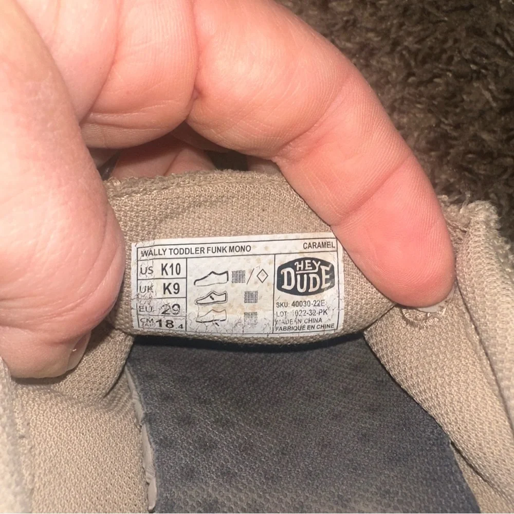 Hey Dude Kids Moccasins in Beige